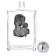Holy water bottle with Virgin Mary and Baby Jesus 100 ml in glass (25-PIECE box) s3