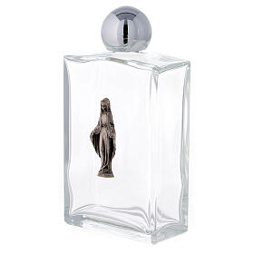 Holy water bottle with Immaculate Virgin Mary 100 ml in glass (25-PIECE box)