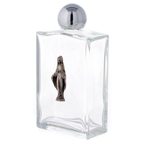 Holy water bottle with Immaculate Virgin Mary 100 ml in glass (25-PIECE box) 2