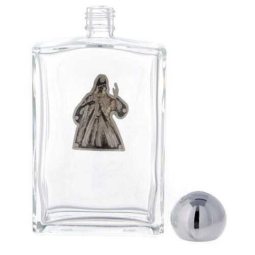 Holy water bottle with Merciful Jesus 100 ml in glass (25-PIECE box) 3