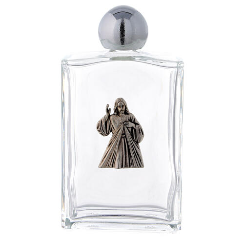 100 ml Holy water bottle Divine Mercy (25 pcs pack) in glass 1