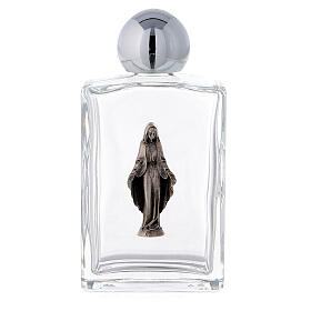 Holy water bottle with Immaculate Virgin Mary 50 ml in glass (25-PIECE box)