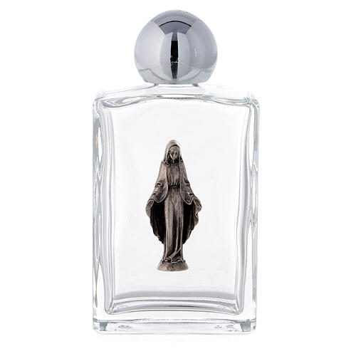 Holy water bottle with Immaculate Virgin Mary 50 ml in glass (25-PIECE box) 1