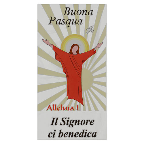 Olive branch bags for Palm Sunday with image of the Risen Jesus (500 PIECE PACKAGE) 2