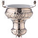 Holy water pot and sprinkler, nickel-plated brass, 30 cm s2