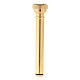 Pocket Holy water sprinkler of 24K gold plated brass s1