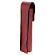 Red leather case for aspergillum 17 cm s2
