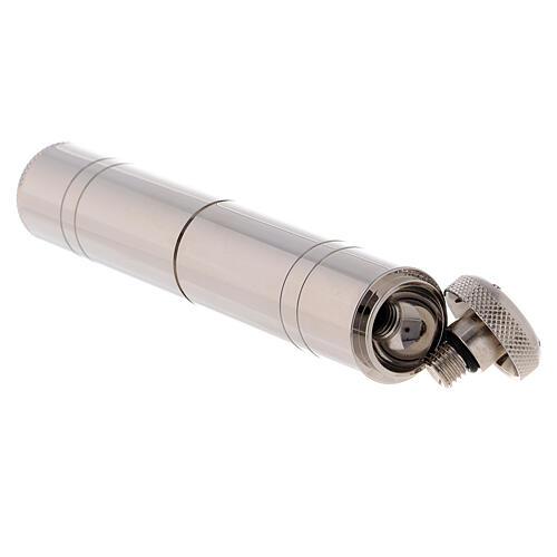 Estojo de tecido amarelo com hissope 20x5x5 cm 4