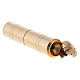 Estojo para hissope damasco dourado 20x5x5 cm s4