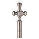 Aspergillum cross silver brass 20 cm s2