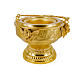Gothic Holy Water pot, gold plated, d. 6 in s1