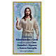 Cartoncino Gesù Risorto Benedizione della casa 22X12 cm s1