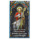 Cartoncino Gesù Buon Pastore e pecorella in braccio 22X12 cm s1