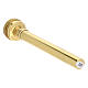 Holy water sprinkler of gold plated brass, 8 in s4
