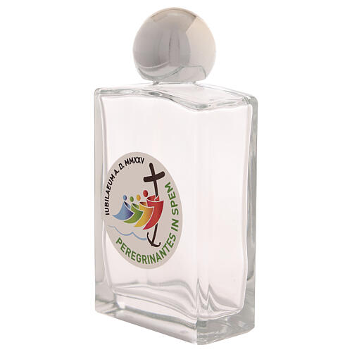 Glass bottle of 50 ml for Holy Water, Jubilee 2025 logo, SET OF 25 3