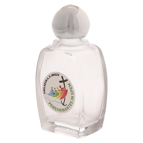 Glass holy water bottles with Jubilee 2025 logo 12 ml (PACK OF 54 PCS) 3