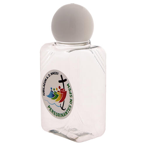 Rectangular bottle of Holy Water, Jubilee 2025 official logo, SET OF 100 3