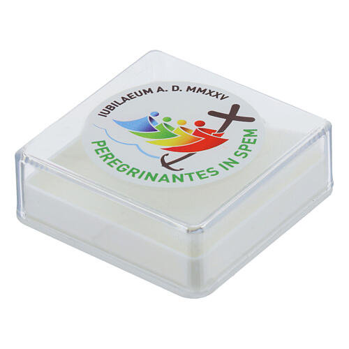 Caja 6x6 cm para rosario Jubileo 2025 3