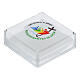 Rosary holder box 7x7 cm Jubilee 2025 4 mm  s3