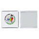 Rosary holder box 7x7 cm Jubilee 2025 4 mm  s4