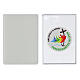 Scatola portarosario rettangolare logo Giubileo 2025 con spugna 2x6 cm s4