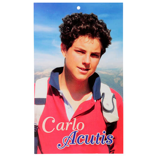 Haussegnung Carlo Acutis 10x20 cm Packung mit 100 Stk 1