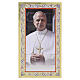 Prayer card: Pope Leo XIV, 4x2 in s1