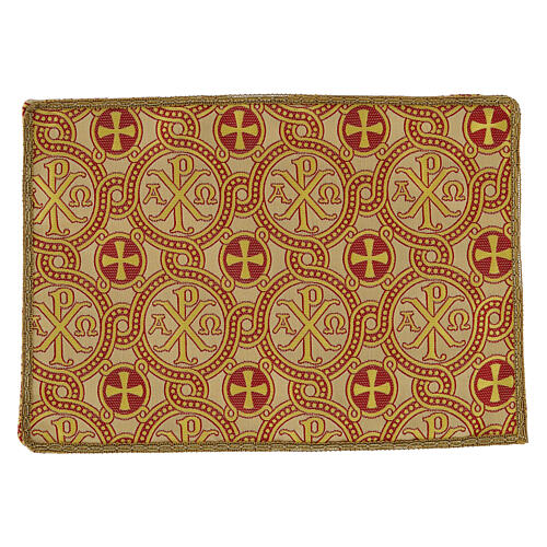 Brocade briefcase for celebrations, Chi-Rho pattern 5