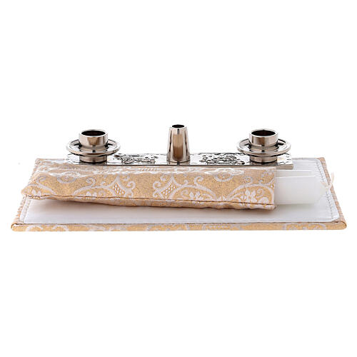 Valise pastorale en tissu brocart PAX – Kit pour célébration 8