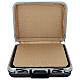 Briefcase for celebration with gold damask satin interior s4