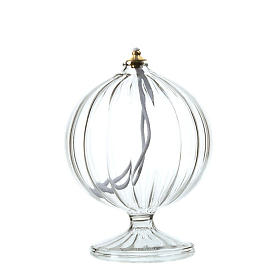 Lampen und Lanternen: Mundgeblasene Glasöllampe - Granatapfelform Lampen und Lanternen: Mundgeblasene Glasöllampe - Granatapfelform