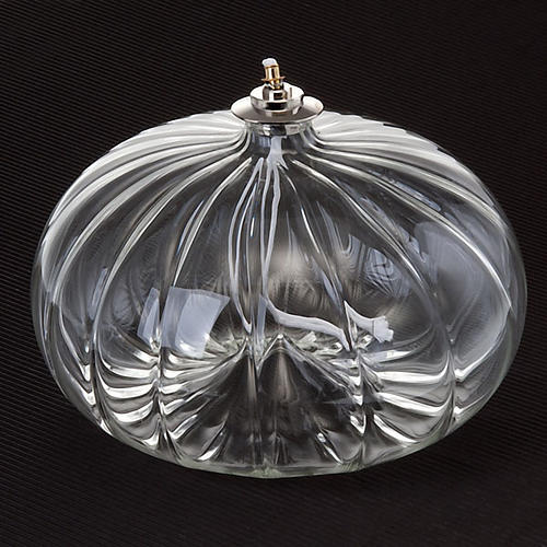 Lampe votive de grande taille en verre soufflé 2
