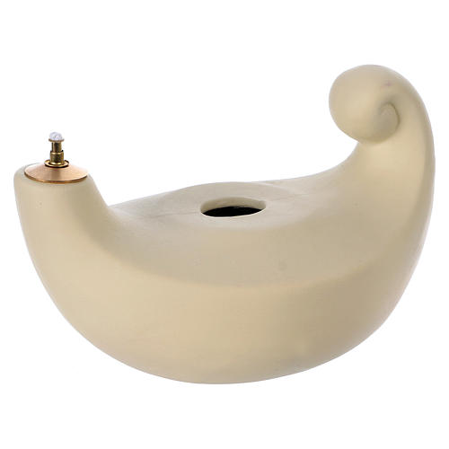 Aladdin white porcelain lamp 2