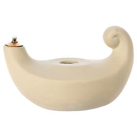 Aladdin white porcelain lamp