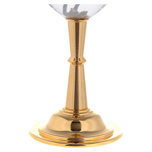 Lampada goccia  piede ottone 3