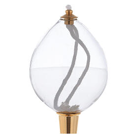 Simple glass lamp