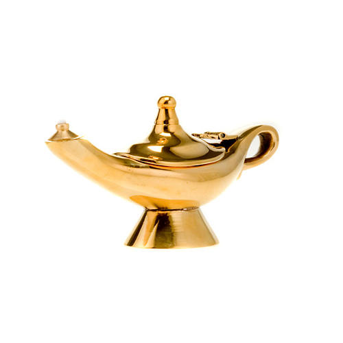 Small Aladdin brass lamp 1