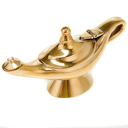 Small Aladdin brass lamp 2