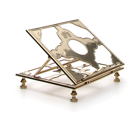 Brass book-stand 8