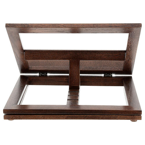 Estante mesa em madeira rotativo 6