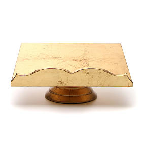 Estante mesa folha de ouro
