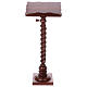 Wood lectern with torchon pedestal s1