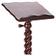 Wood lectern with torchon pedestal s2