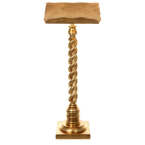 Pulpit stojący skręcony płatek złota 1