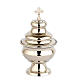 Navette for traditional thurible, nickel plated s1
