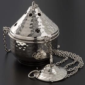 Embossed thurible for litugical use