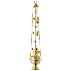 Orthodox style gold-silver thurible