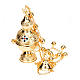 Orthodox style cross thurible s1