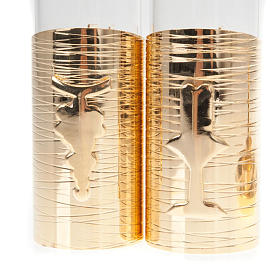 Burettes à fermeture hermétique dorées s3