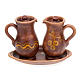 Ceramic amphora cruet set s4